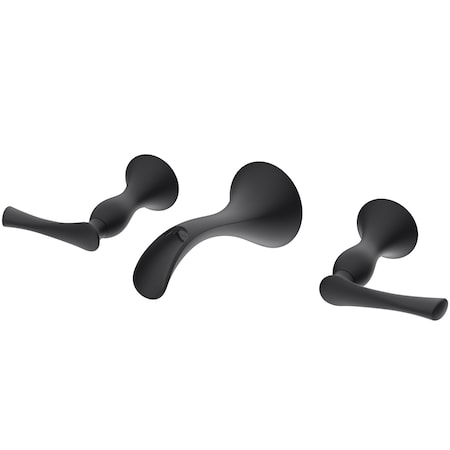 Pfister Pfister Rhen Wallmount Matte Black LG49-RH2B